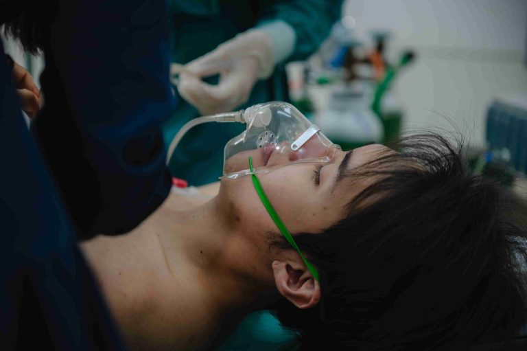 Patient given sedation in preparation for surgery.